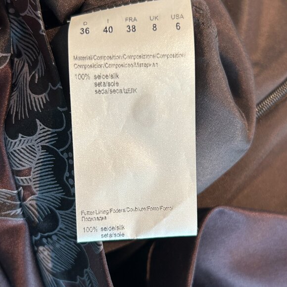 Hugo Boss floral print dress in 100% silk.Elegant and sophisticated - Picture 6 of 6